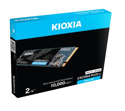 En ucuz KIOXIA EXCERIA PLUS 2TB NVMe GEN5 10000/8200 MB/s PCIe M.2 LVD10Z002TG8